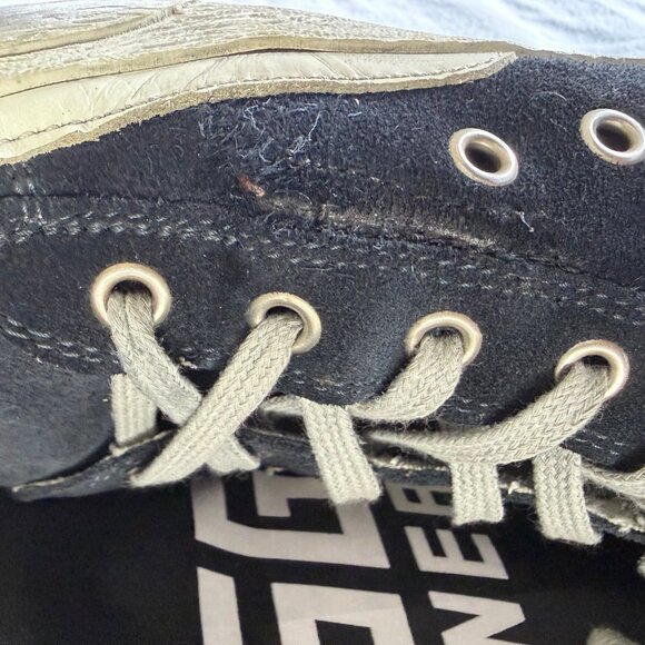 Golden Goose Francy High-Top Sneakers - Navy Suede - Size 40 - Picture 4 of 11